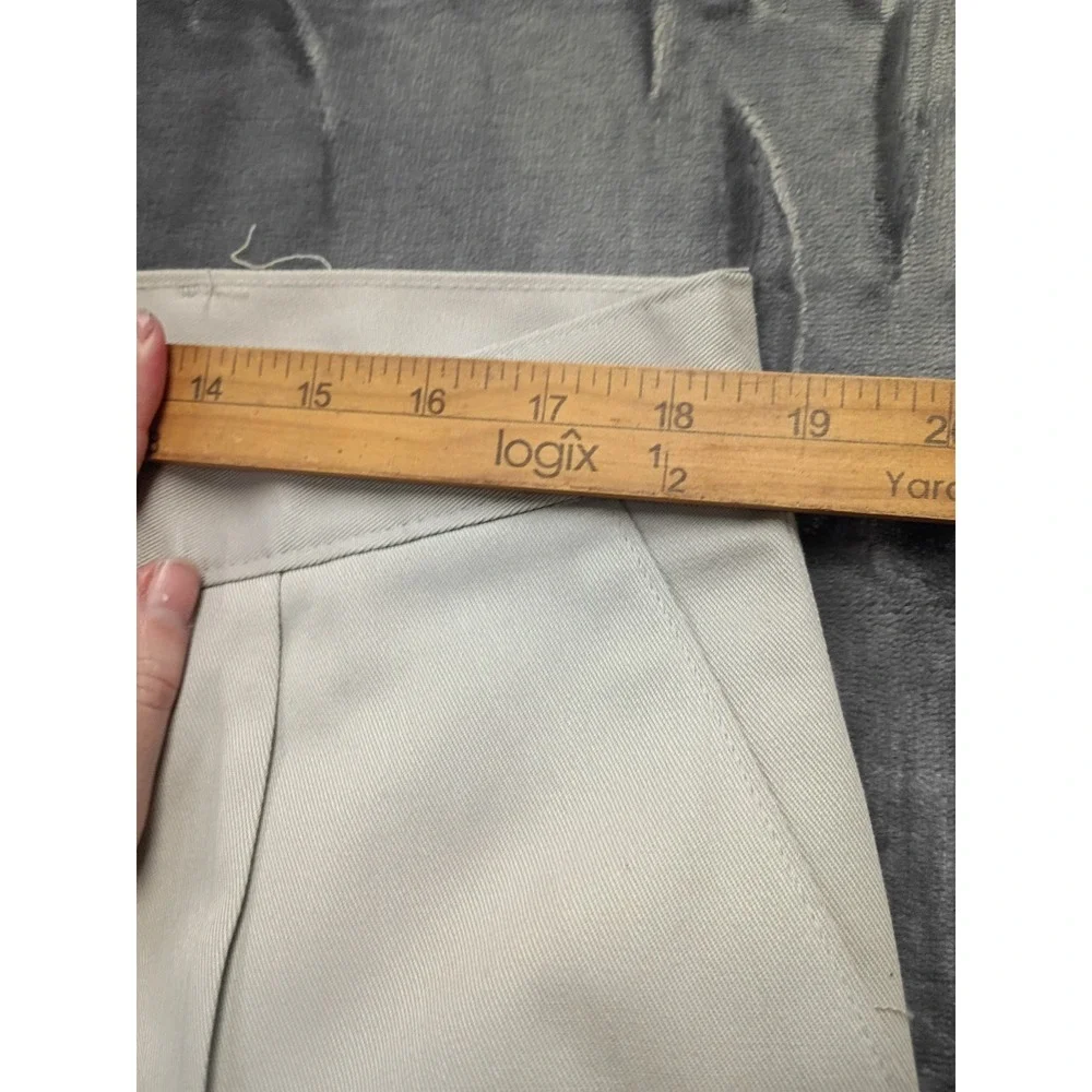 Lee‎ Mens Double Pleat Relaxed Fit Wrinkle Free Khaki Trousers 38x32